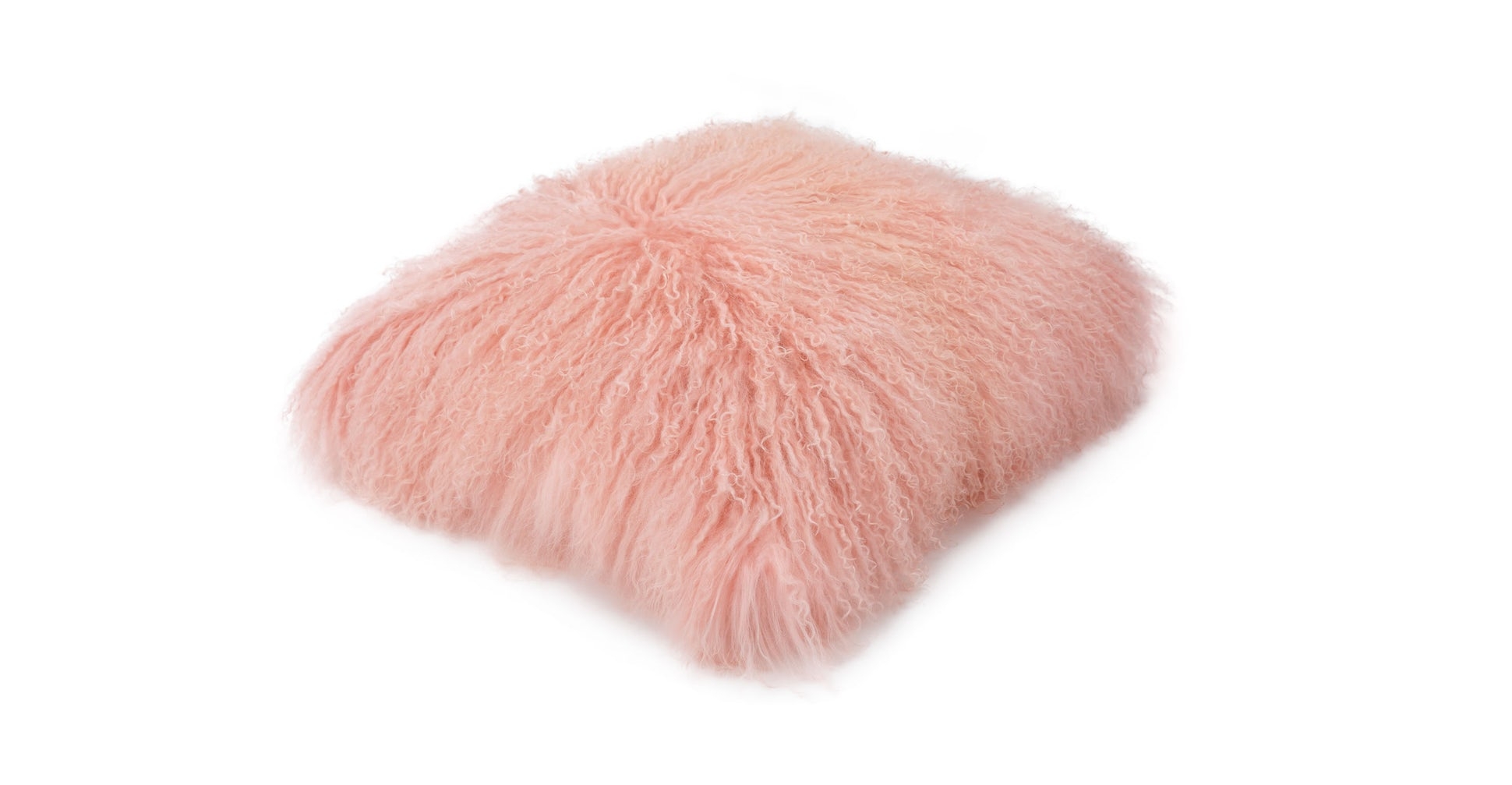 Bocco Pink Sheepskin Pillow - Image 3