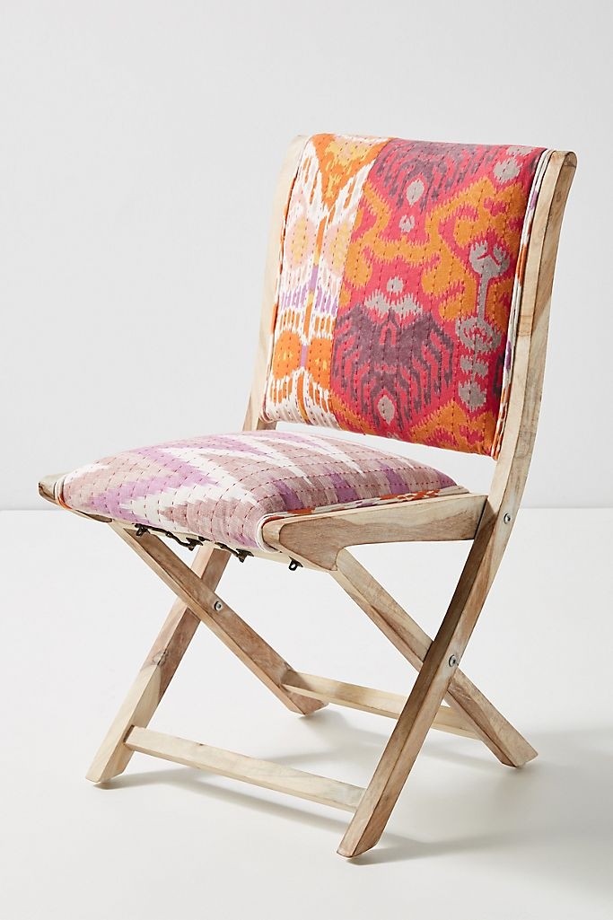 Ikat Medley Terai Folding Chair - Image 1