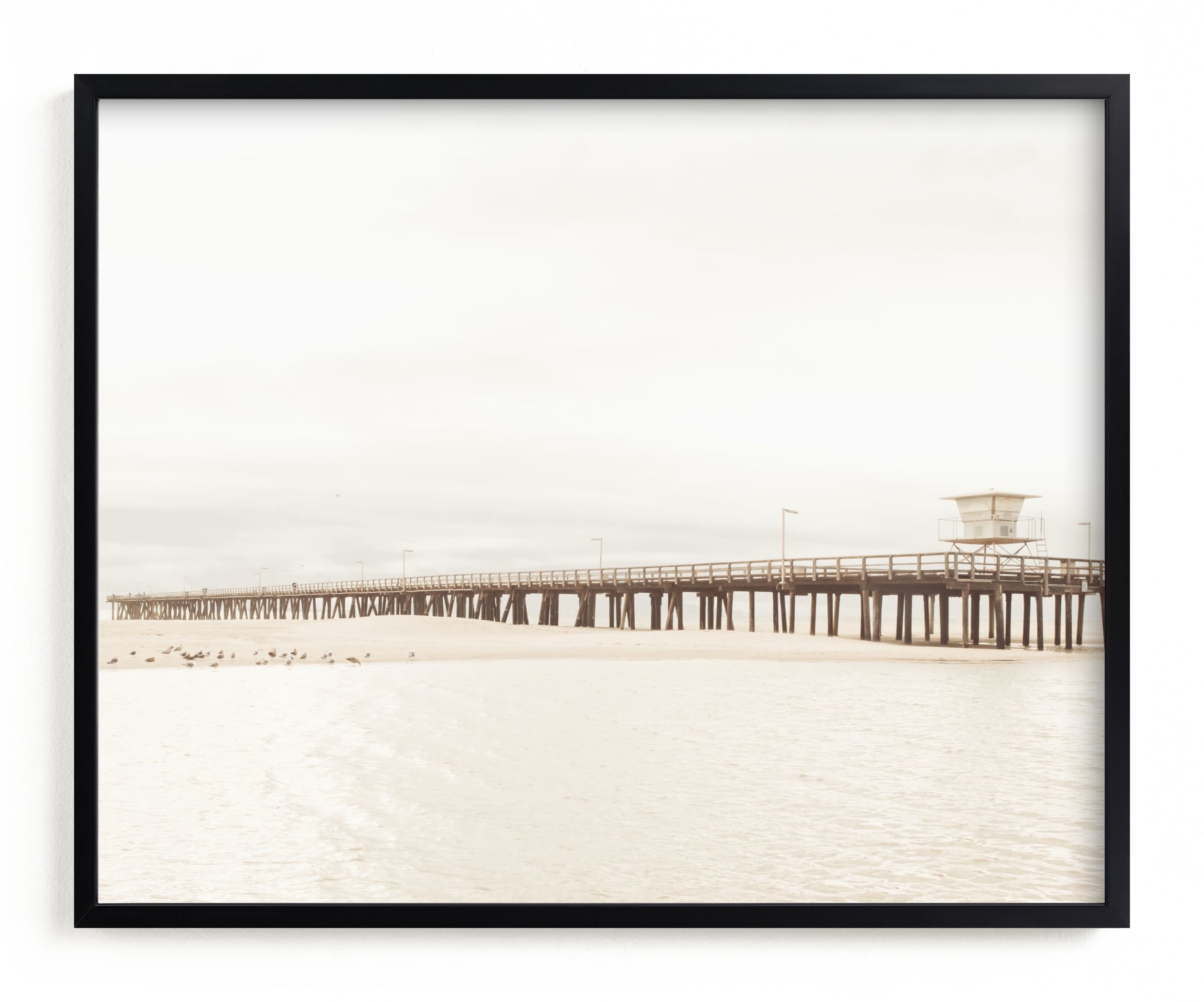 stormy pier - 20 x 16 - Image 2
