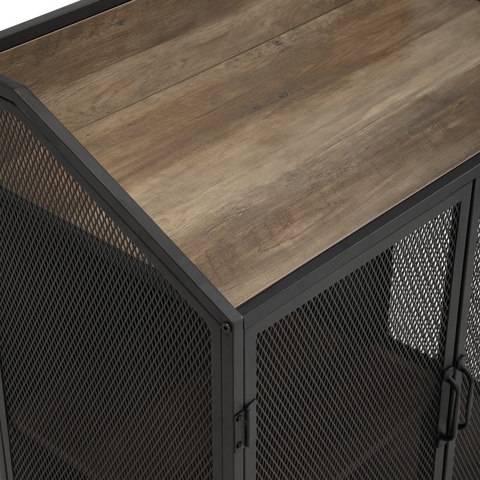 Bowles Bar Cabinet with Mesh - Image 3