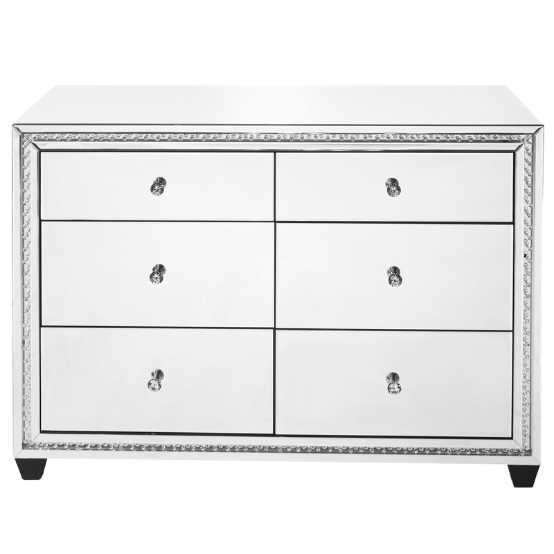 Laster Crystal 6 Drawers Double dresser - Image 0