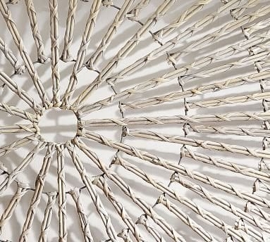 Handwoven Willow Wheel Wall Art - 48" - Image 3