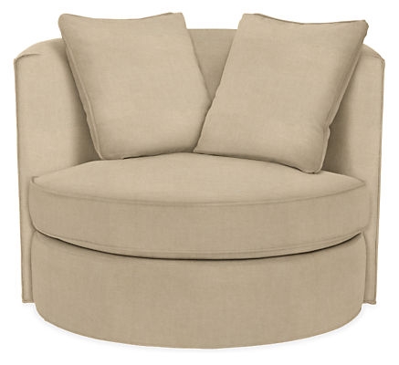 Eos 42" Swivel Chair in View Wheat - Image 0