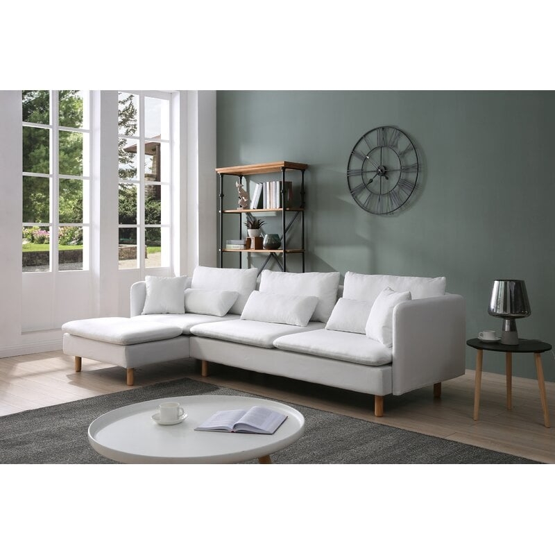 Dorrell 114.5" Wide Reversible Sofa & Chaise - Image 0