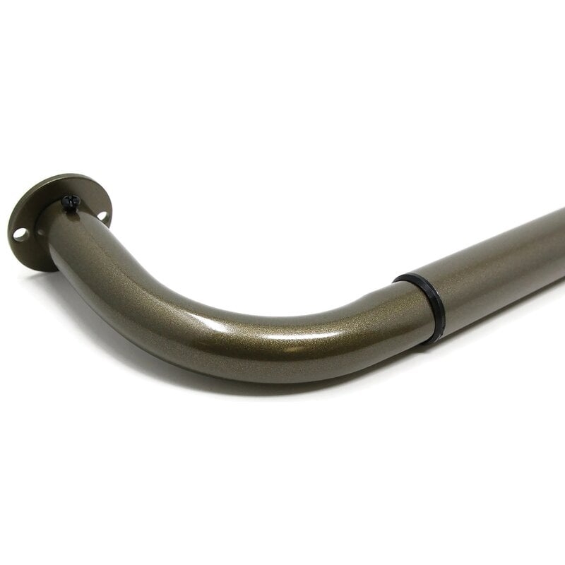 Aariel Steel Adjustable Single Curtain Rod - Image 0