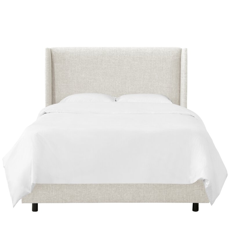 Alrai Upholstered Standard Bed - Zuma White - Queen - Image 2