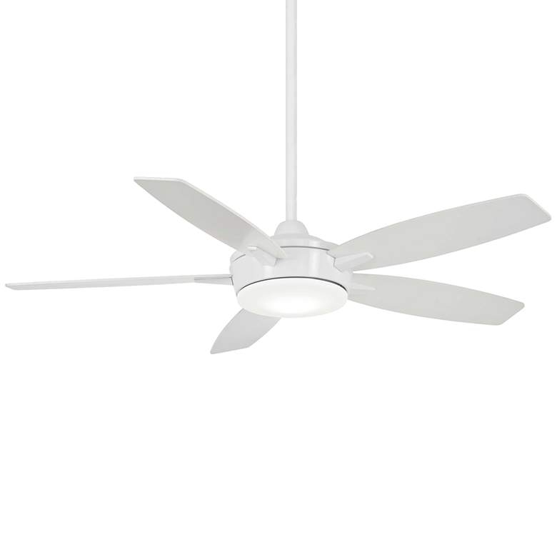 52" Minka Aire Espace White LED Ceiling Fan - Image 1