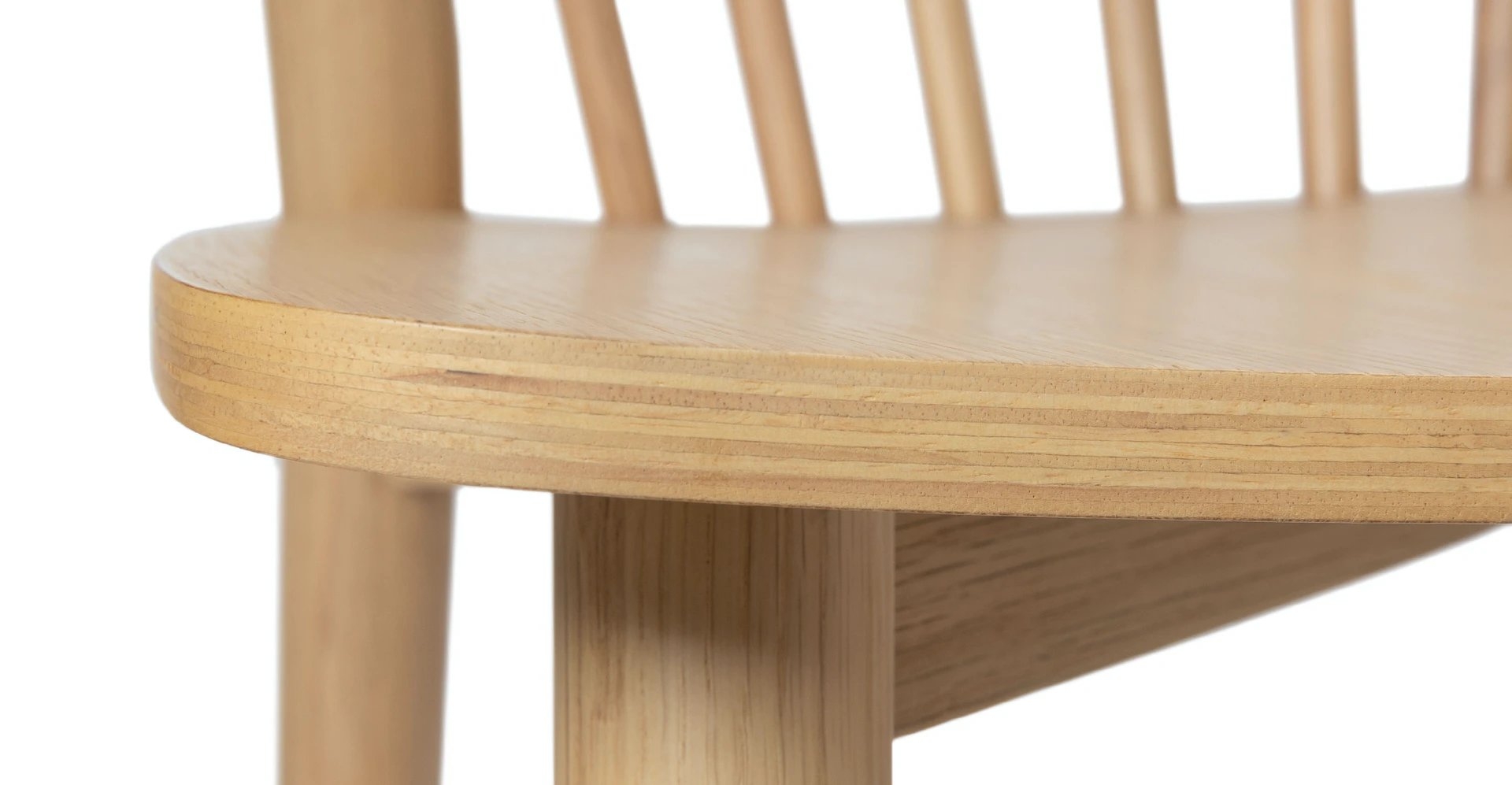 Rus Light Oak Dining Chair Set of 2 - Image 4
