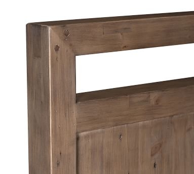 Beckett Reclaimed Wood Bed, King, Sundried Ash - Image 1