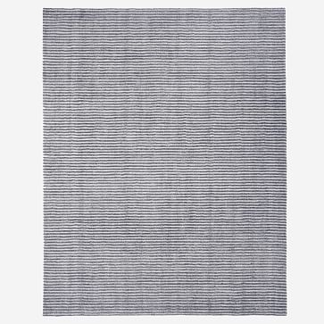 Terra Stripes Rug, Slate, 6'x9' - Image 0