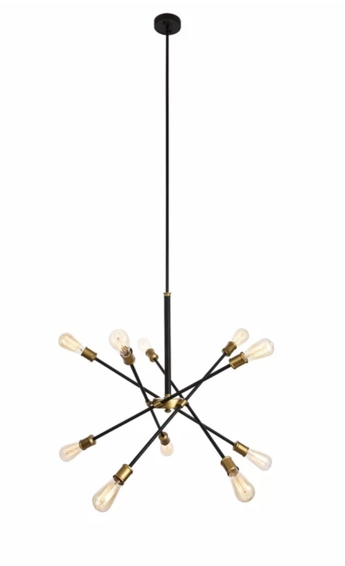 Waycross 10 - Light Unique Modern Linear Chandelier - Image 0