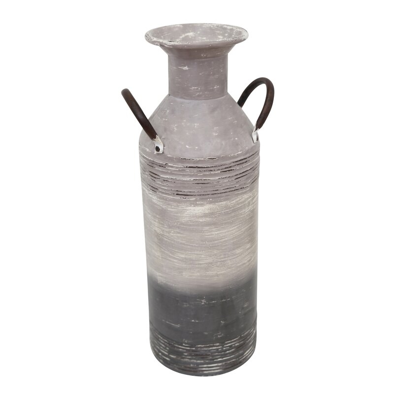 Loughman Metal Milk Can Table Vase - Image 0