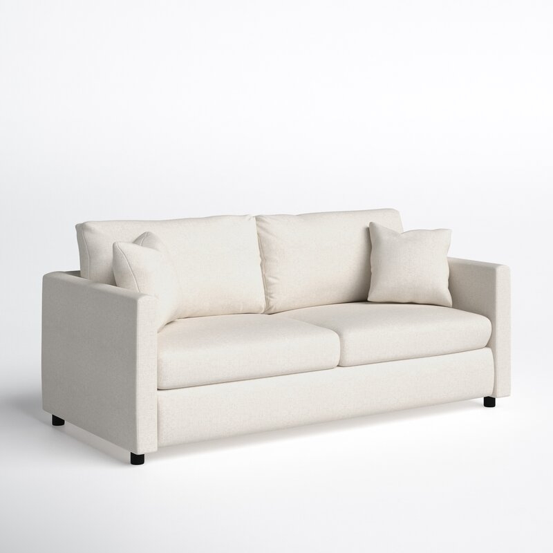 Godfrey 75" Square Arm Sofa Bed - Image 3