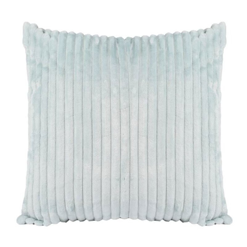 Tressie Faux Fur Throw Pillow / Spa / 20" x 20" / Poly Insert - Image 0