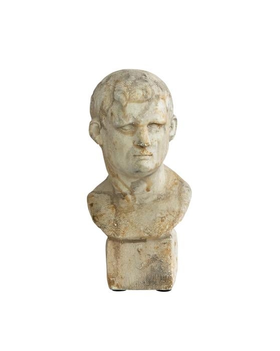 Cement Head Sculpture - Image 0