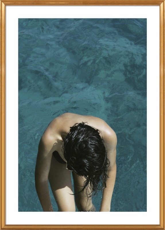 Swimming in turquoise water, Corsica. - Image 0
