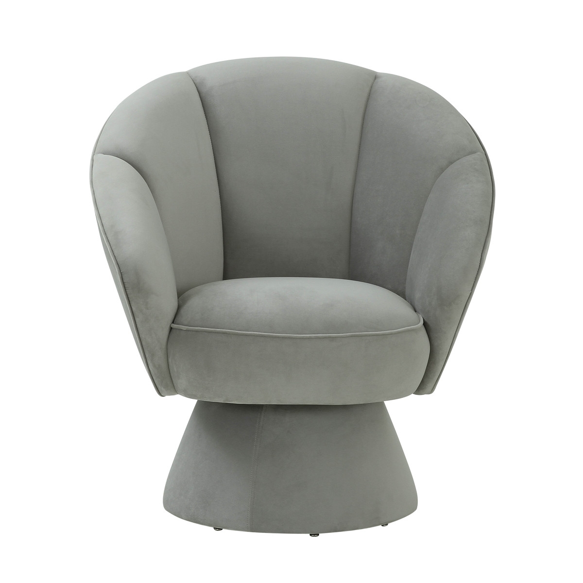 Allora Grey Accent Chair - Image 1