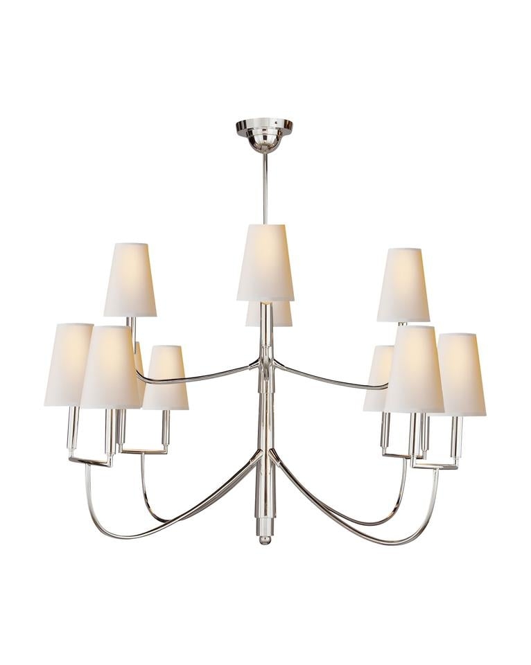 FARLANE CHANDELIER - POLISHED SILVER - Image 0