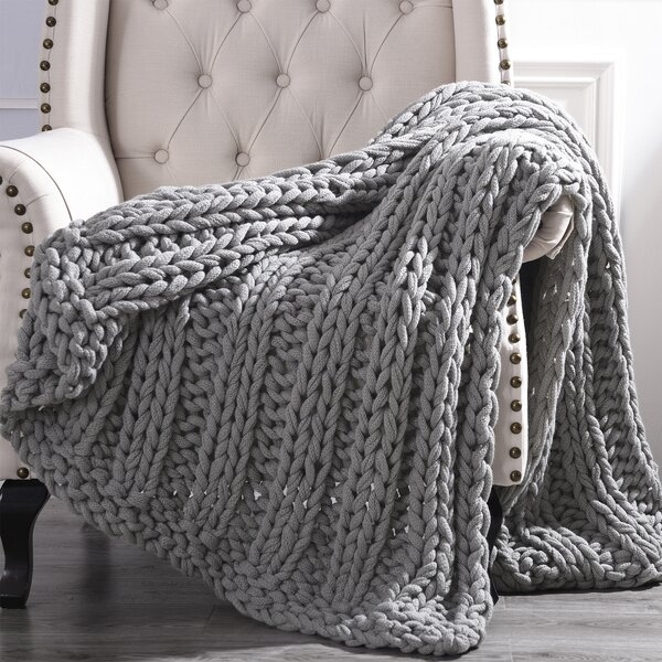 Reinhold Chunky Knitted Throw - Image 0