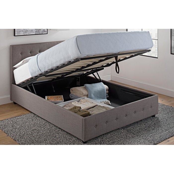 Morphis Upholstered Storage Platform Bed Queen - Image 1