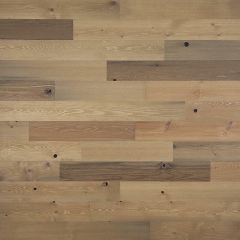 5" x 42" Reclaimed Peel and Stick Solid Wood Wall Paneling, 40 sq ft per pack (price per sq/ft) - Image 0