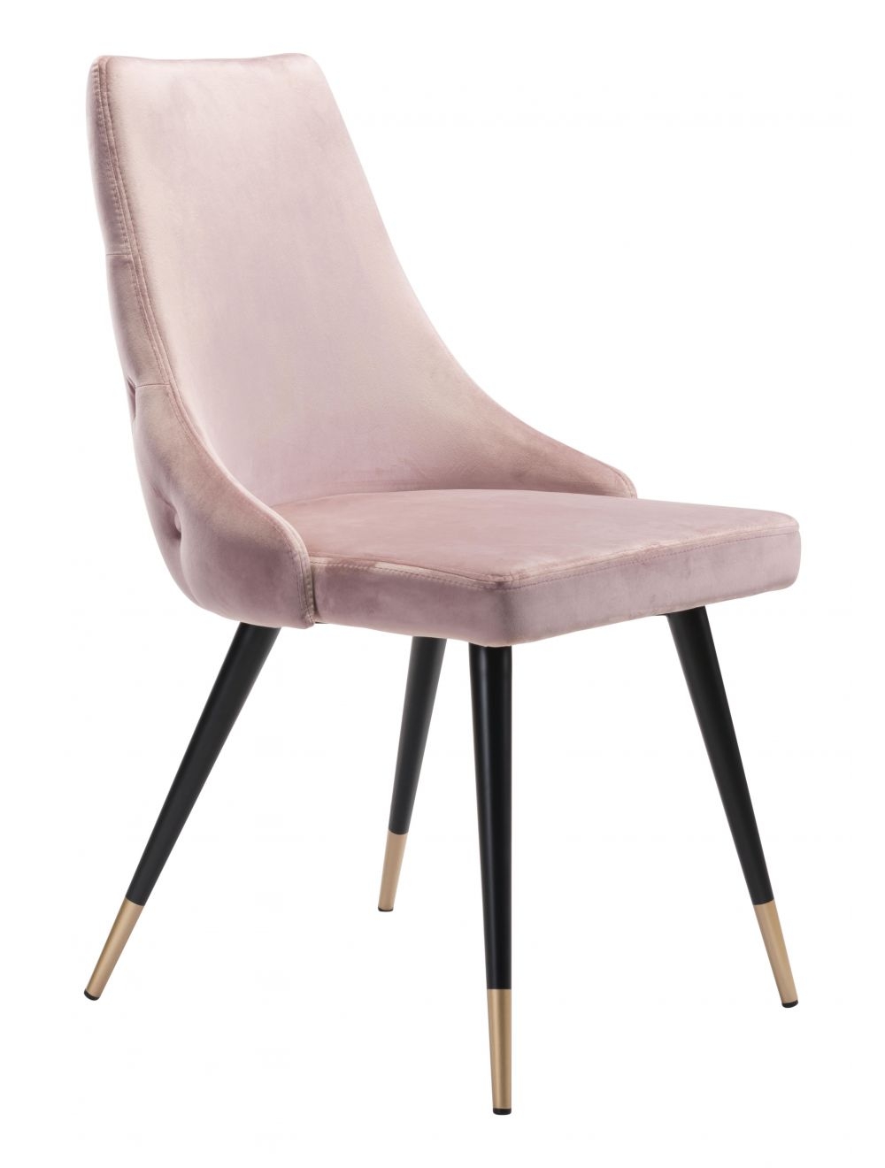 Piccolo Dining Chair Pink Velvet, Set of 2 - Image 0