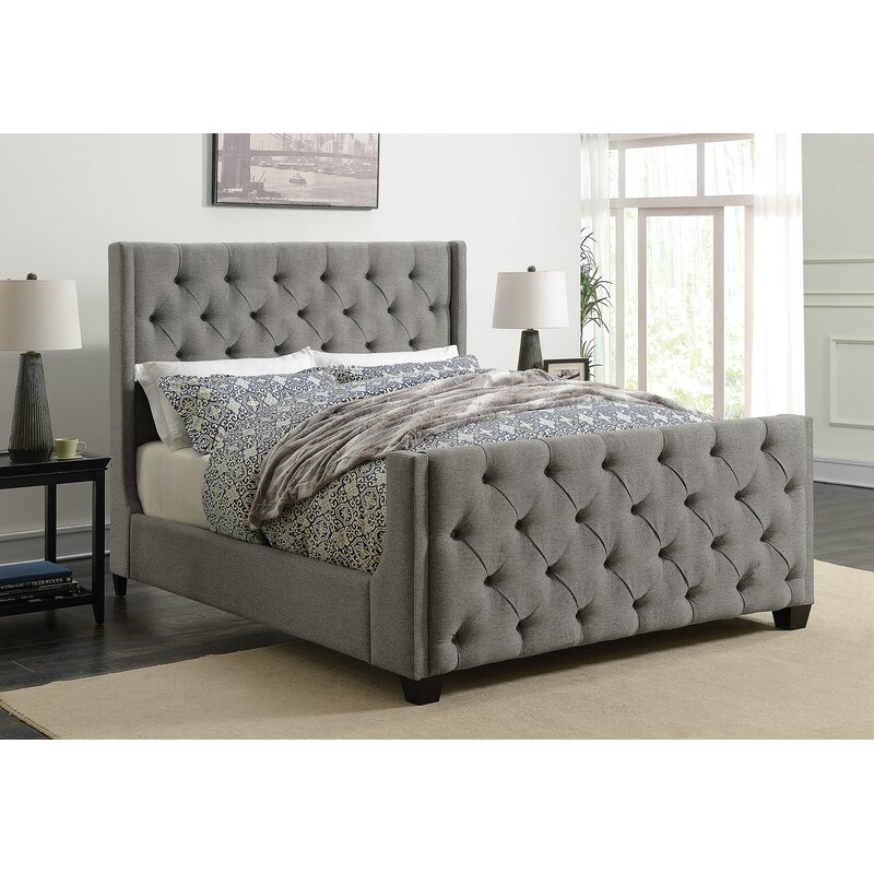 Greig Upholstered Panel Bed - Cal. King - Image 0