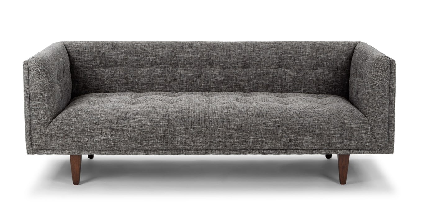 Cirrus Sofa in Briar Gray and Walnut - Image 0