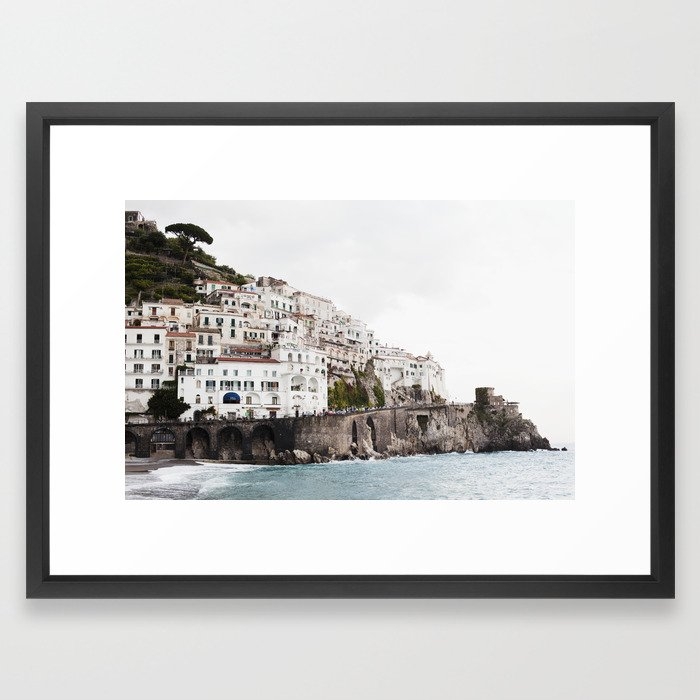 Amalfi Coast - Vector Black - Image 0
