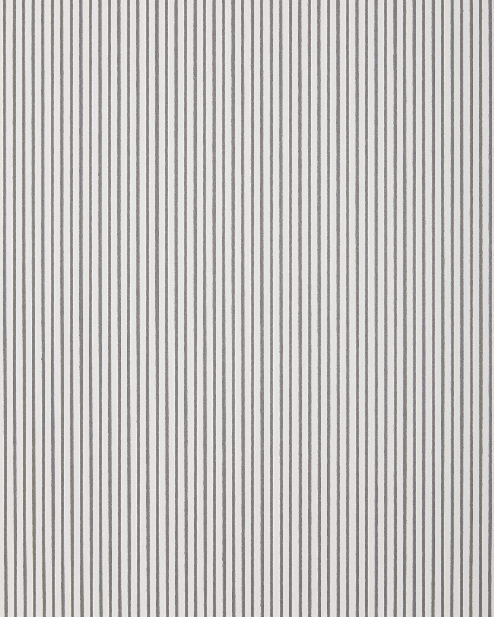 Oxford Stripe Wallpaper - Fog - Image 1
