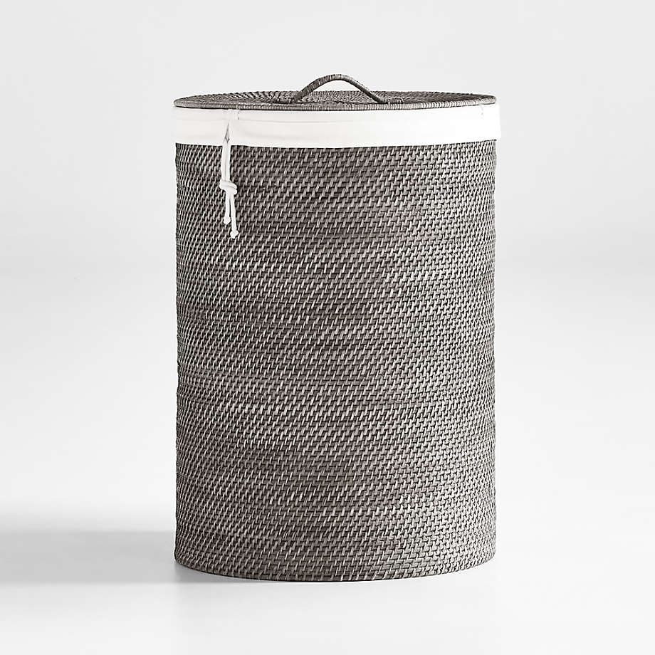 Sedona Grey Hamper with Laundry Bag Liner - Image 0