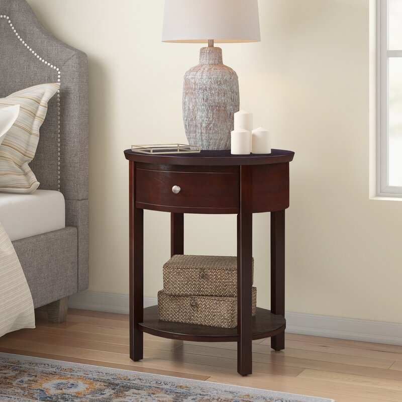 Canterbury End Table with Storage - Image 1