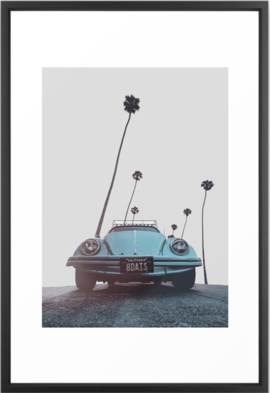 California Framed Art Print - 26x38 - Image 0