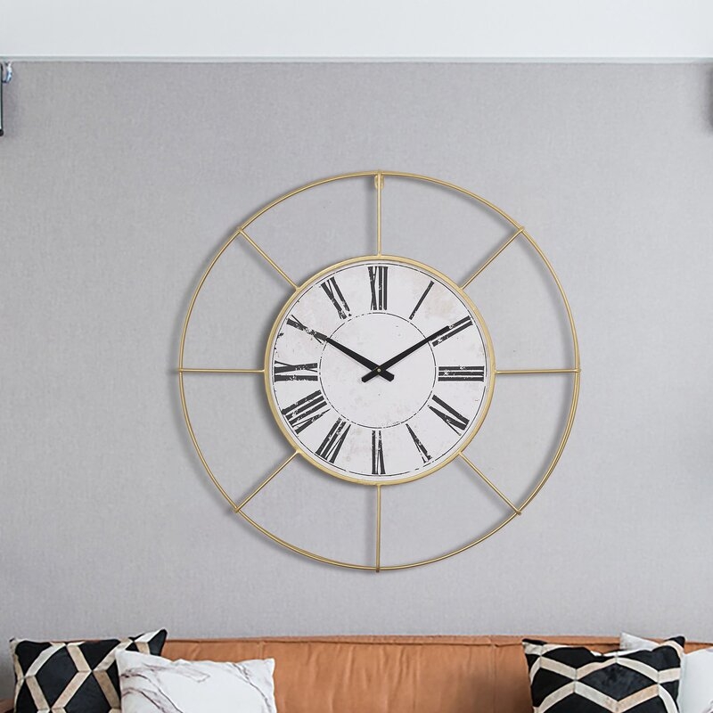 Oversized Mead 28" Wall Clock - Image 1