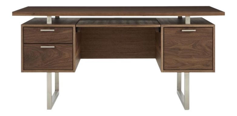 Clybourn Walnut Executive Desk - Image 7