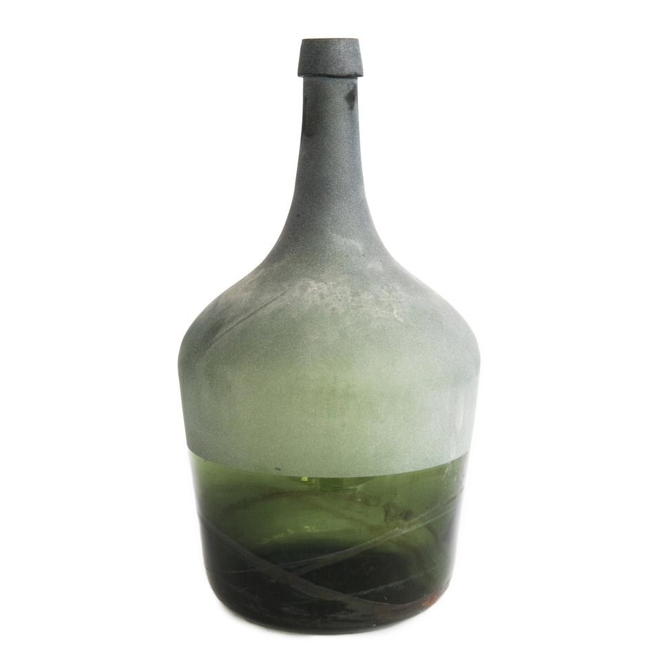 FOUND FROSTED GLASS VASE - SMALL - Image 0