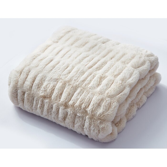 Faycelles Faux Fur Throw - Image 1