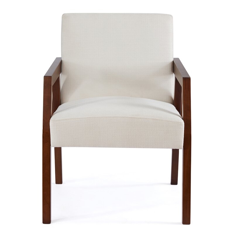 George Oliver Arm Chair, White - Image 6
