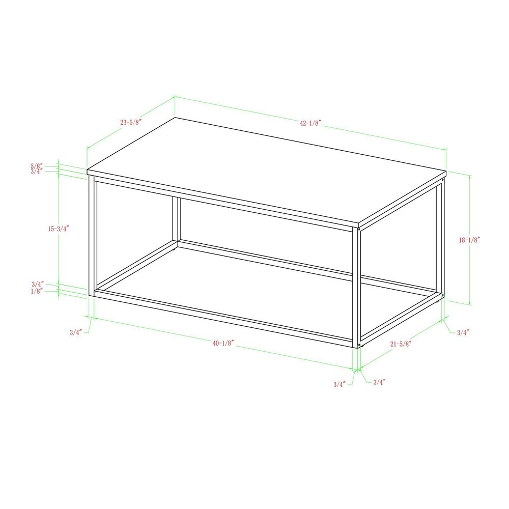 Lowell Coffee Table, Dark Walnut - Image 6