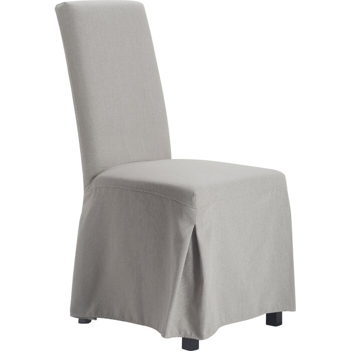 Box Cushion Dining Chair, Gray (Set of 2) - Image 0