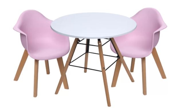 Leporis Kids 3 Piece Writing Table and Chair Set - Image 0