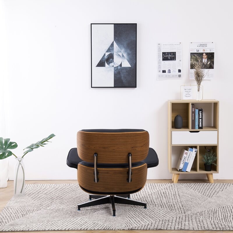 Landes 2 Piece Swivel Lounge Chair and Ottoman (Back in Stock Sep 10, 2020) - Image 4