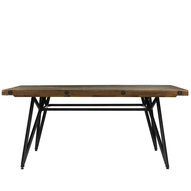 Pruneda Gathering Counter Height Solid Wood Dining Table - Image 4