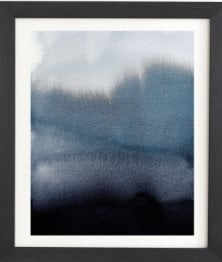 IN BLUE White Framed Wall Art - Image 0