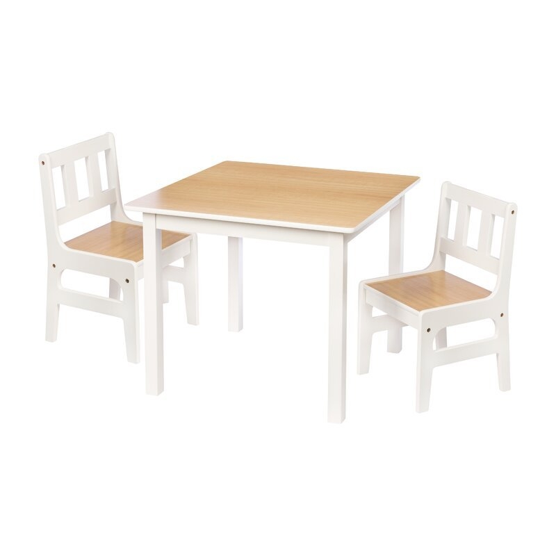 Slope Kids 3 Piece Play Table and Chair Set - Image 3
