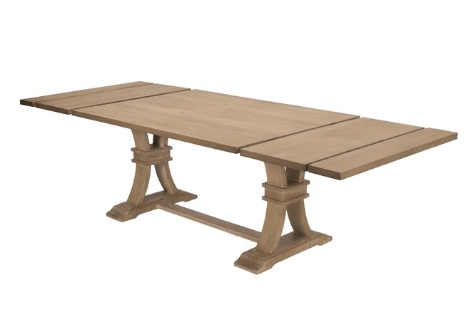 Dewitt Extendable Trestle Dining Table - Image 2