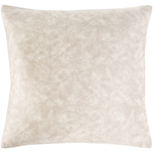 Fine Velvet Pillow, Cream, 20" x 20" - Image 0
