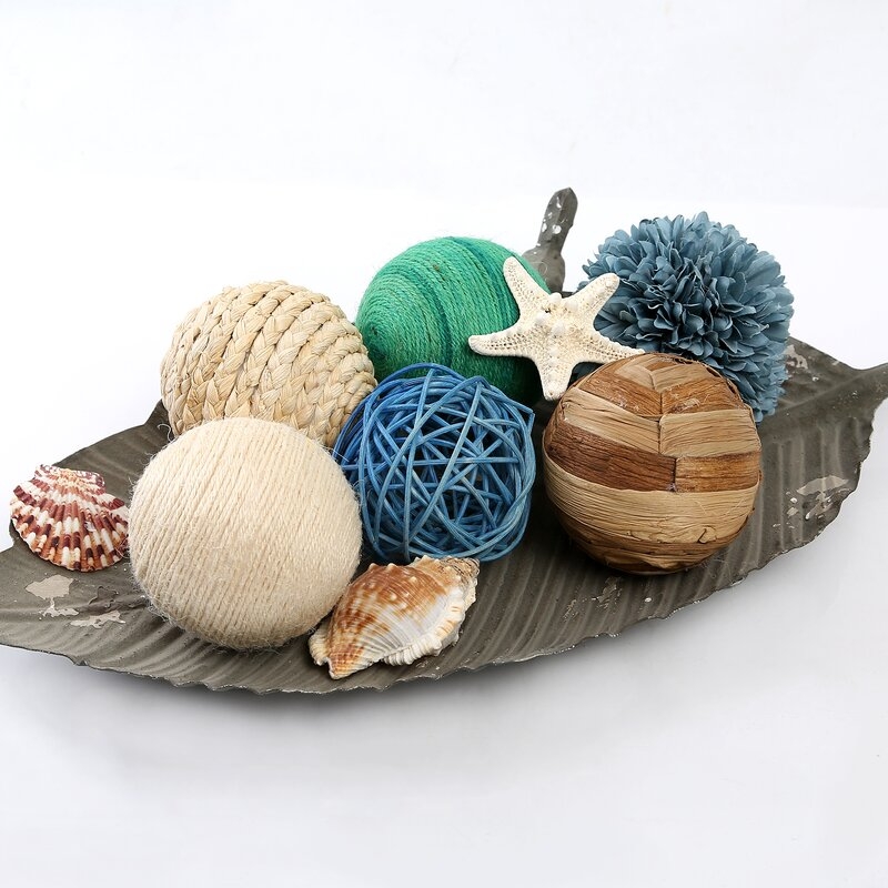 6pcs 3.5inch Woven Wicker Rattan Balls Decorative Ball Twig Orbs Green Orbs Vase Bowl Filler For Tabletop Decoration - Image 1