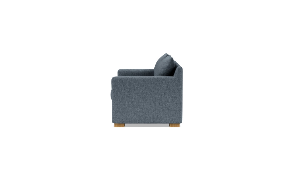 Custom Sloan Sleeper Sofa in Cross Weave Rain (Kid & Pet Friendly) with Natural Oak Block Legs - Image 4