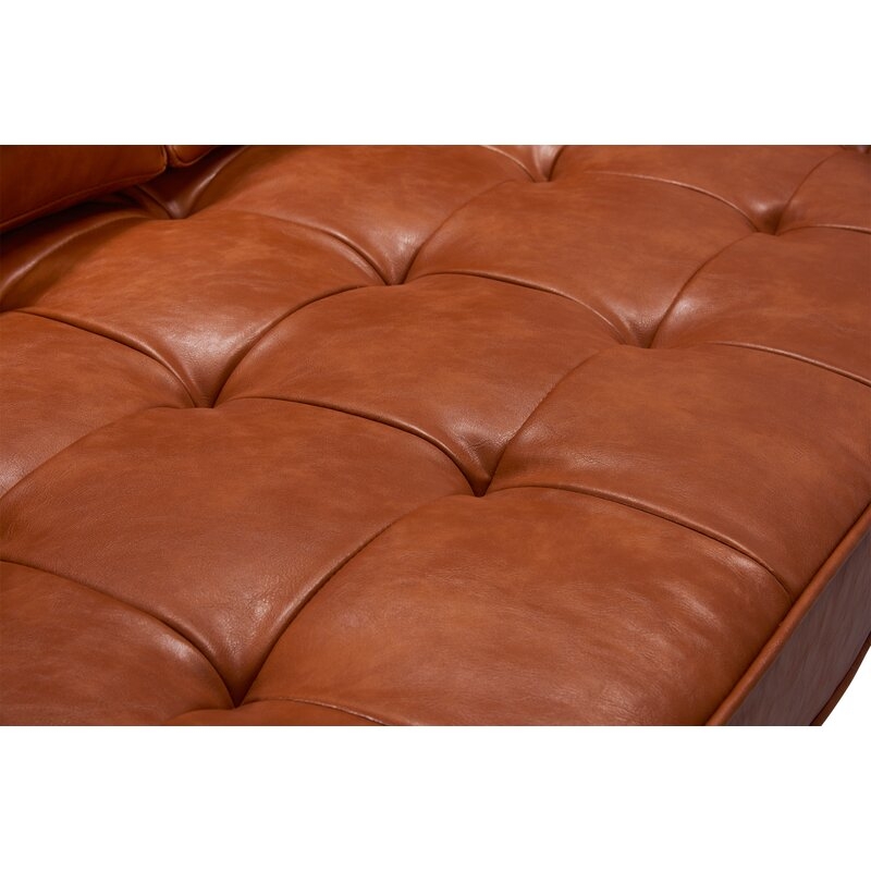 Hailee 84'' Genuine Leather Sofa - Image 2